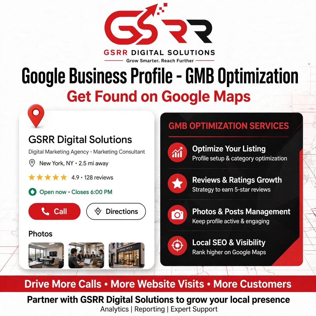 GSRR Digital Solutions Google Business Profile optimization Hyderabad overview graphic GSRR Digital Solutions Google Business Profile optimization Hyderabad overview graphic